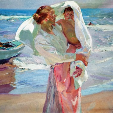 Just Out of the Sea - Joaquin Sorolla